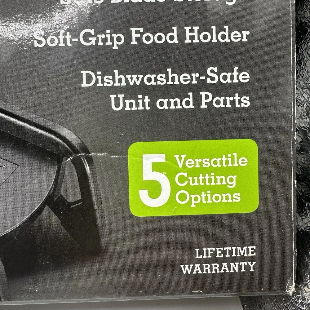 Cuisinart Mandoline Food Processor Precision Cutting Tool Blade New Box Five Cut